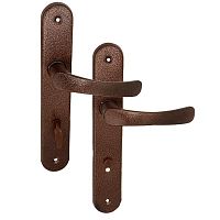 Ручки на планці Крістіна 72 WC коричневий 